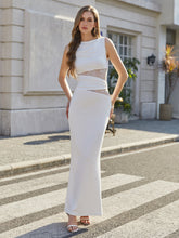Lace Spliced See Through Ruched Bodycon Solid Dress